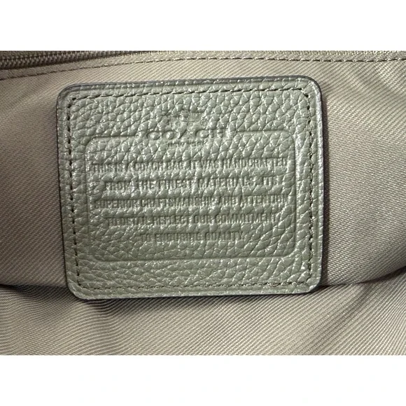 Coach, Prairie satchel, polished pebble leather, Green - Picture 7 of 8